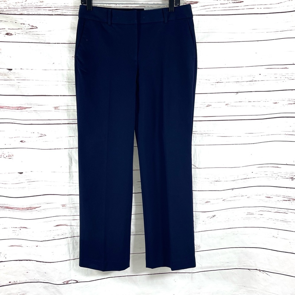 Talbots Pants Women’s Petite 8P Blue Newport trouser Leg‎ Full Length.